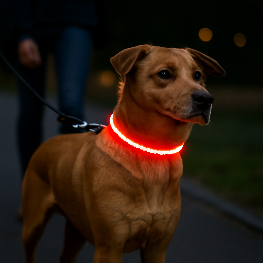 강아지LED목걸이 대표 이미지